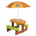 Τραπέζι πικνίκ Smoby με ομπρέλα Winnie the Pooh (310179) ΠΑΙΧΝΙΔΙΑ
