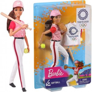 Barbie Ολυμπιακοί Αγώνες - Αθλήτρια Softball/Baseball