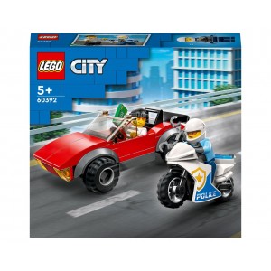 LEGO city police bike car chase