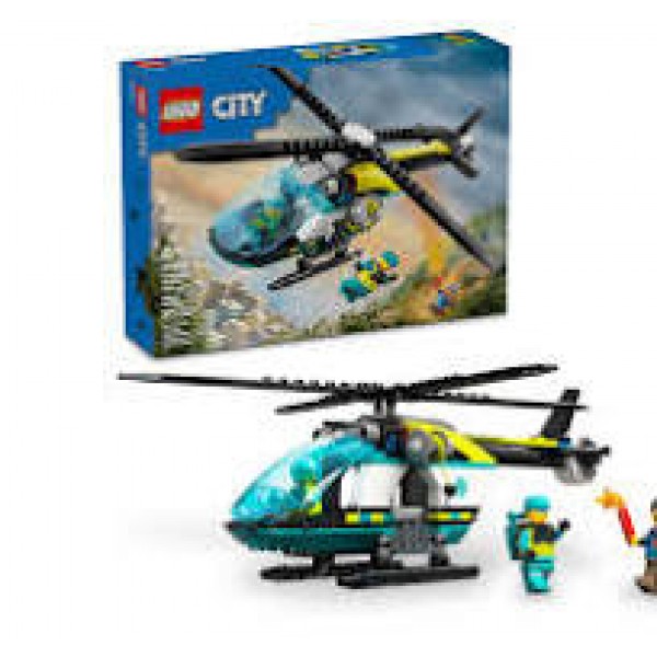 Lego City Emergency rescue Helicopter lego