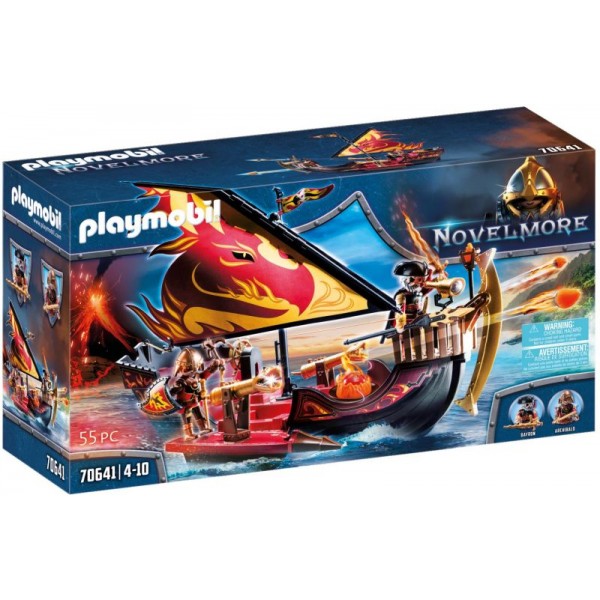 Playmobil Novelmore Πλοίο Της Φωτιάς Του Burnham ΠΑΙΧΝΙΔΙΑ